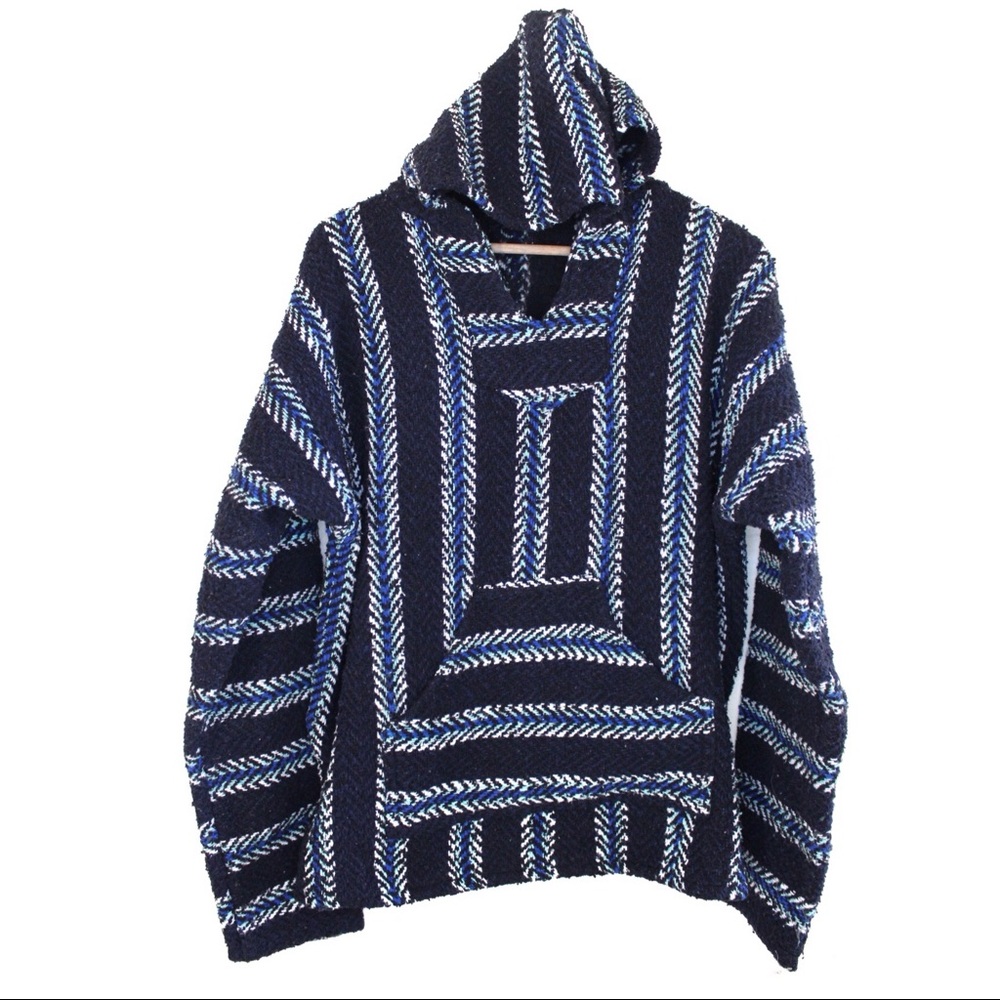 Mexican Baja Hippie Hoodie Unisex Medium
